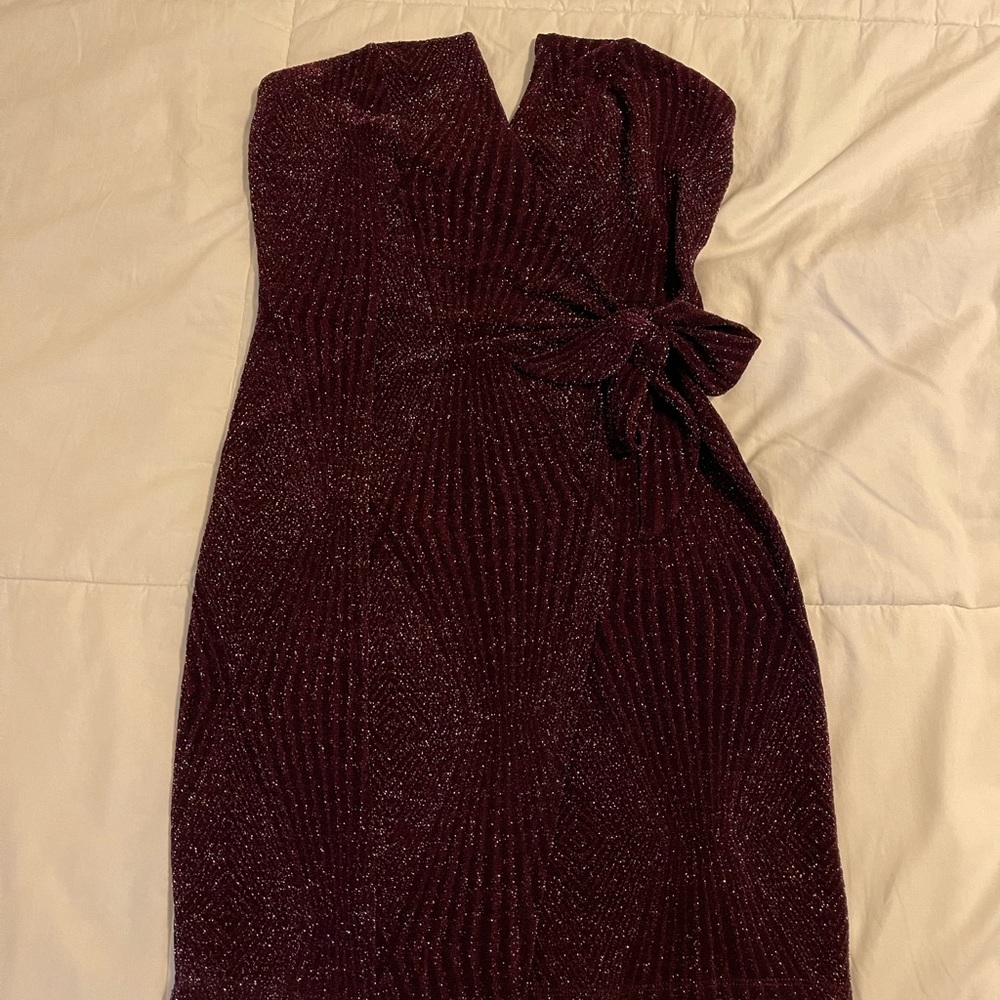 Strapless dress